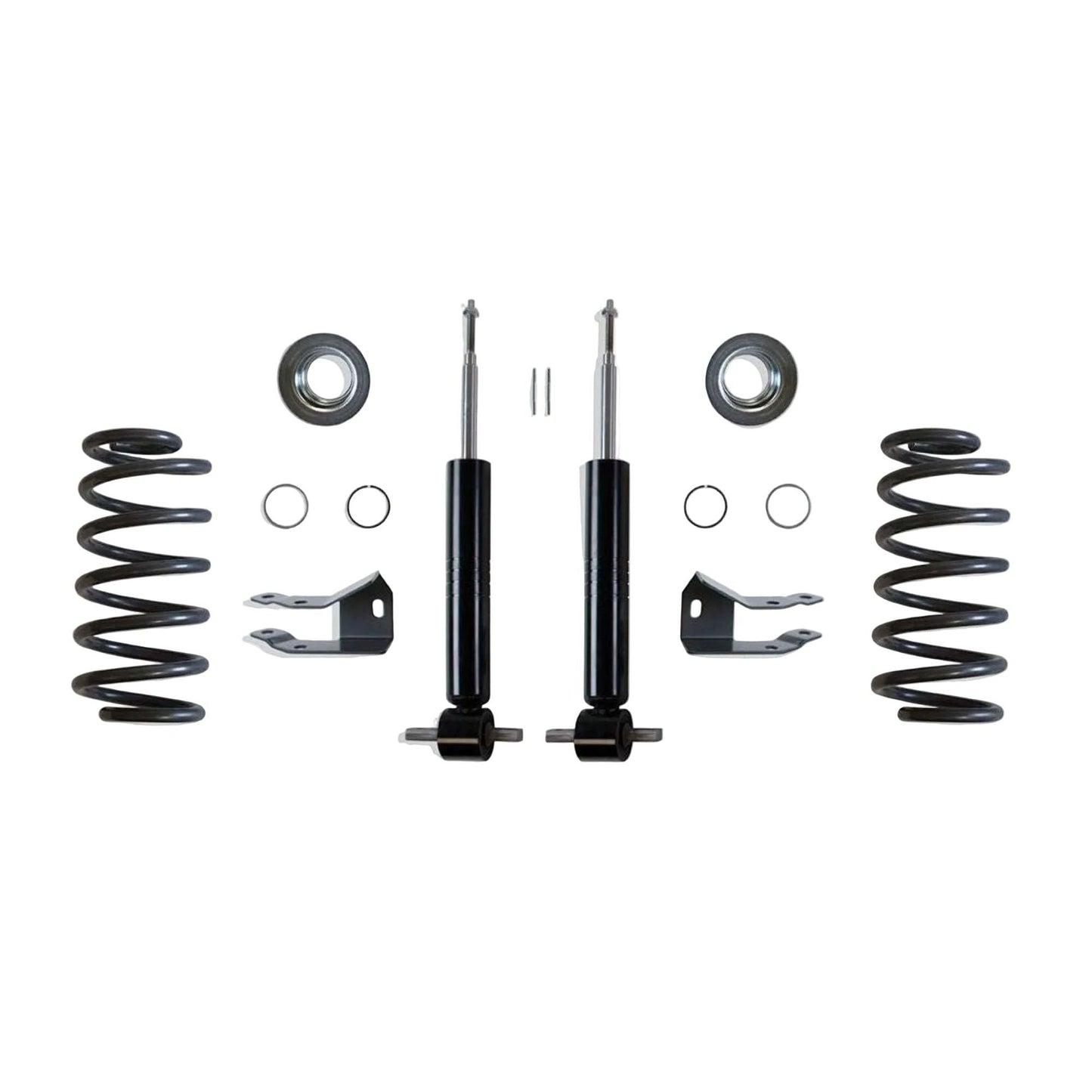 MaxTrac K331224S 2/4 lowering kit with struts, coils, shock extenders, and sensor rods for 2015–2020 Chevy Tahoe, Suburban, and GMC Yukon 1500 2WD/4WD non-Magneride