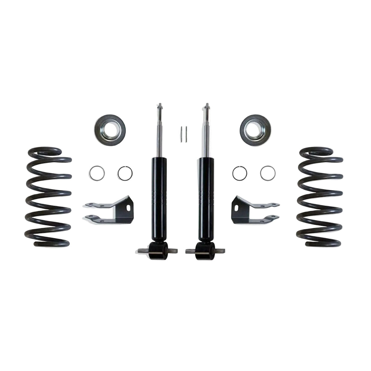 MaxTrac K331224S 2/4 lowering kit with struts, coils, shock extenders, and sensor rods for 2015–2020 Chevy Tahoe, Suburban, and GMC Yukon 1500 2WD/4WD non-Magneride