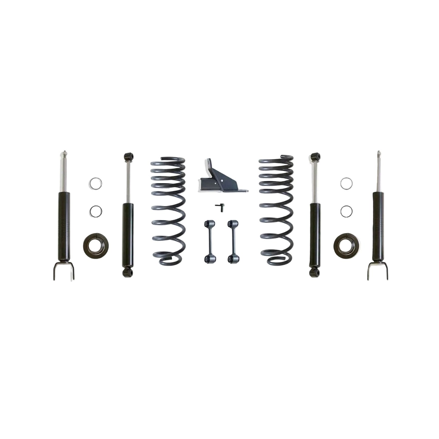 MaxTrac Ram 1500 lowering kit with front struts and rear coils | Max Trac 2/4 drop suspension kit for 5 lug Ram 1500 | Ram 1500 4WD complete lowering kit 2009-2024