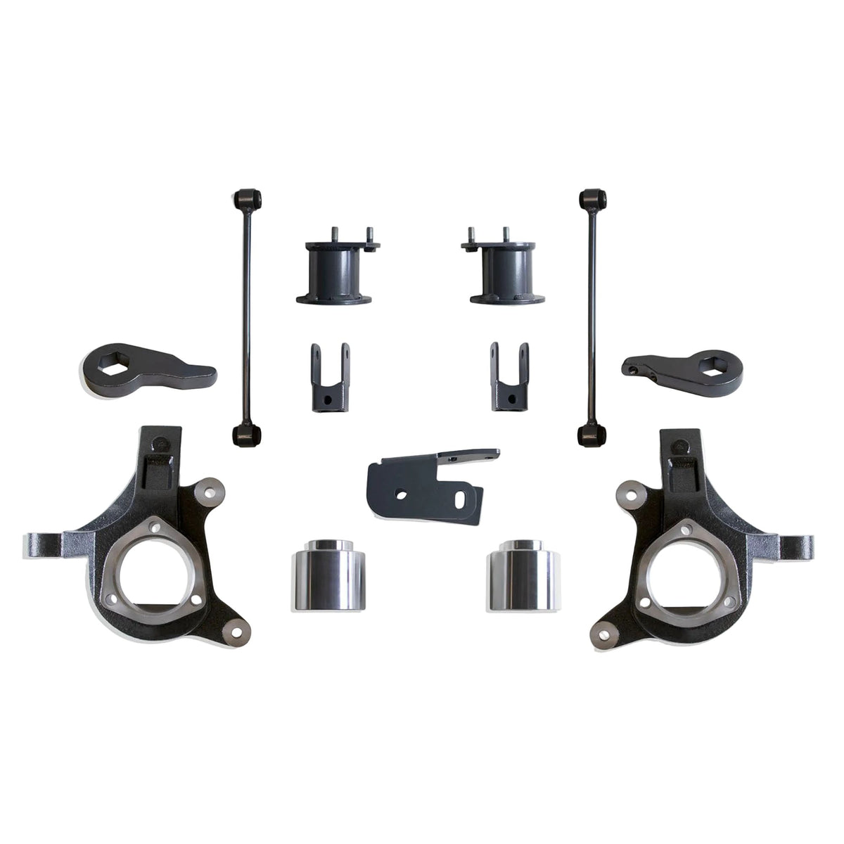 2000-2006 Tahoe Suburban 1500 2WD lift | Yukon Yukon XL 2WD suspension lift kit | MaxTrac lift spindles torsion keys coil spacers | GM SUV lift kit with front and rear shock extenders