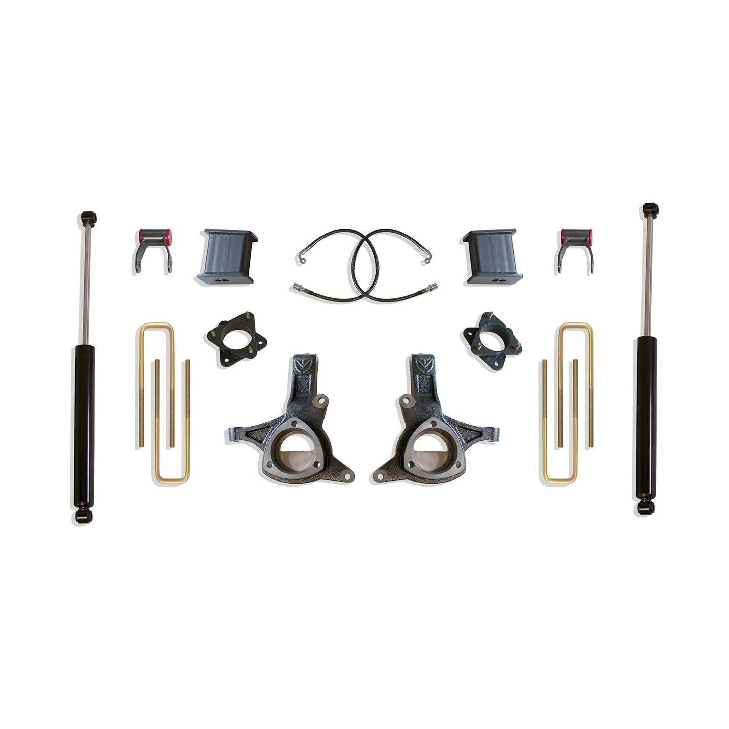 MaxTrac K881375 7.5"/5" Lift Kit for 2007–2016 Chevy Silverado/GMC Sierra 1500 2WD Cast Steel Suspension