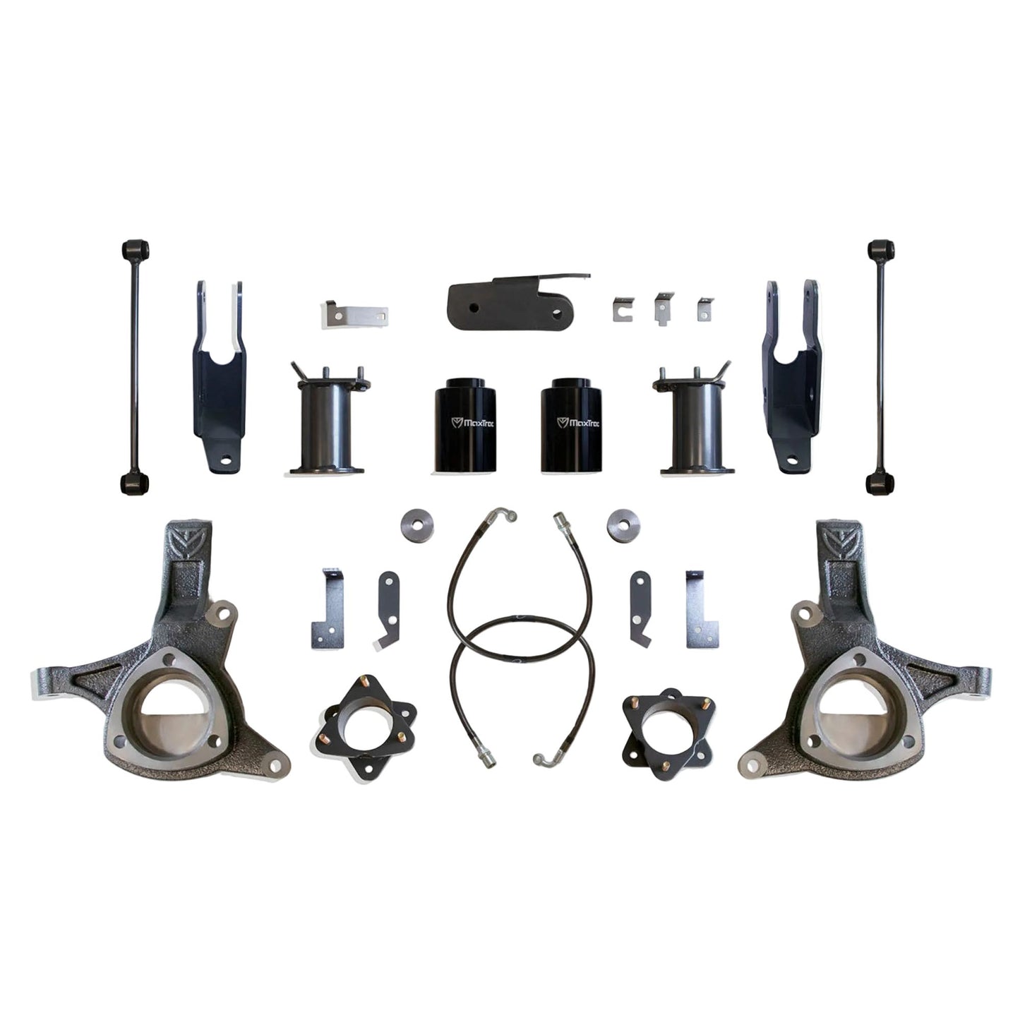 GM SUV MagneRide spindle lift kit | MaxTrac lift with sensor brackets | K881675MR GM SUV 35 inch tire lift