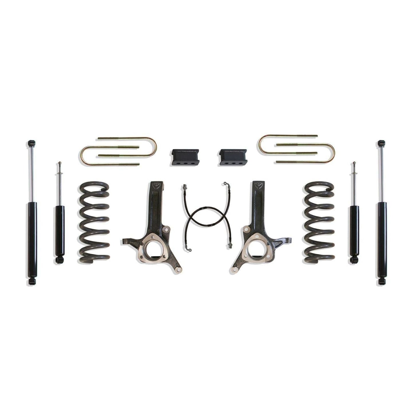 MaxTrac K882262D 6.5" Lift Kit for 2003–2008 Ram 2500/3500 2WD Diesel with coils, spindles, brake lines, lift blocks, U-bolts, and shocks