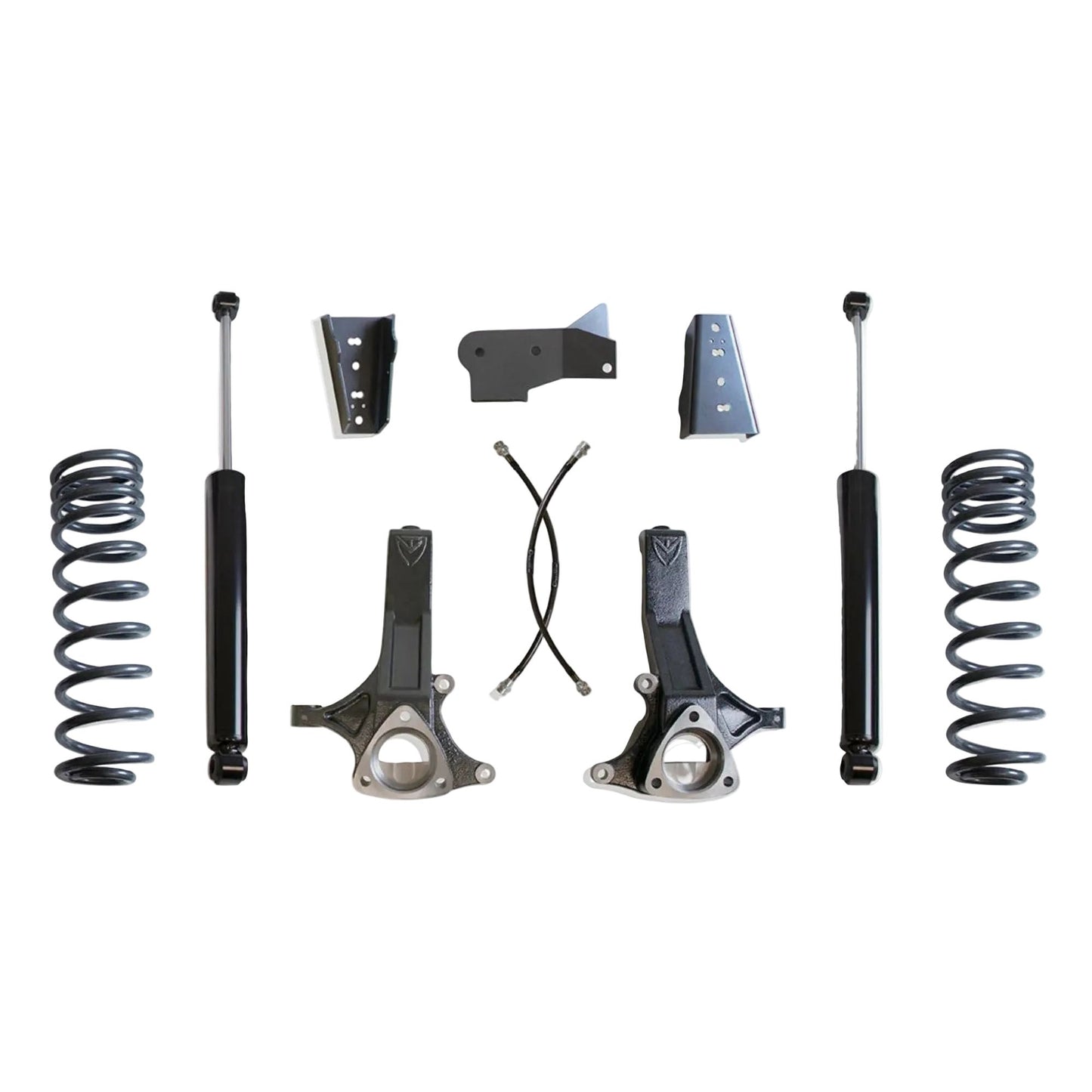 MaxTrac Ram 1500 lift kit with spindles and rear coils | Max Trac 5-lug Ram suspension lift kit | Ram 1500 4.5 inch lift with MaxTrac shocks
