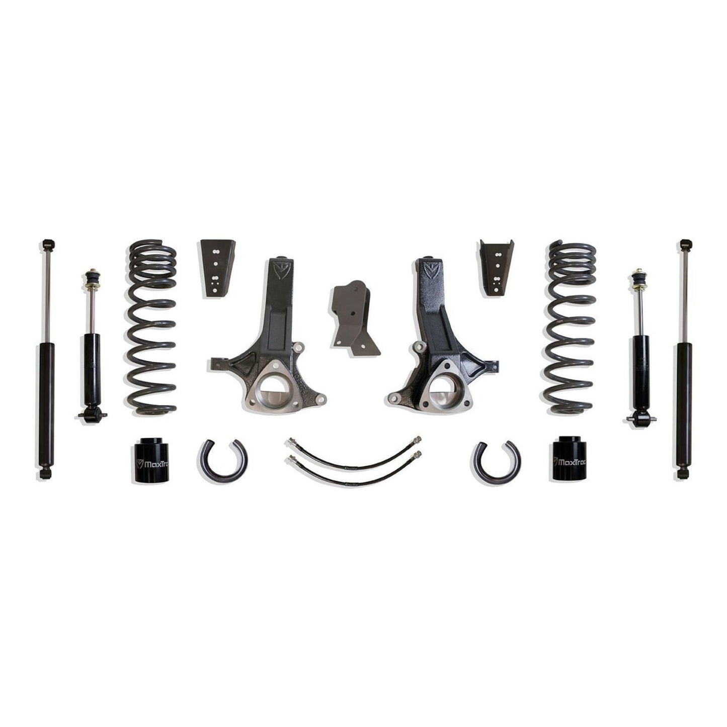 MaxTrac K882464S 6.5" Lift Kit for 2019–2024 Ram 1500 2WD Classic (5-Lug) with spindles, spacers, brackets, and shocks