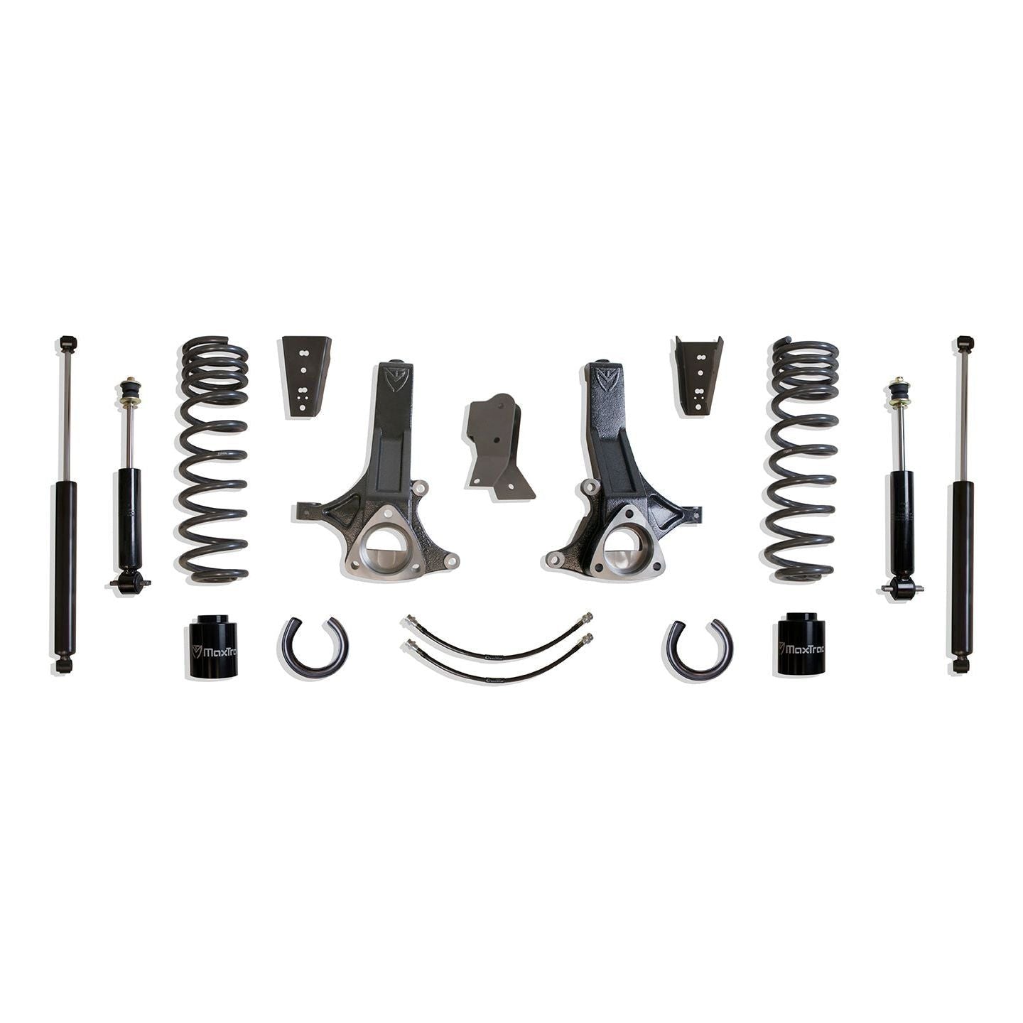 MaxTrac K882464S 6.5" Value Lift Kit for 2009–2018 Ram 1500 2WD Classic (5-Lug) with spindles, spacers, brackets, and shocks