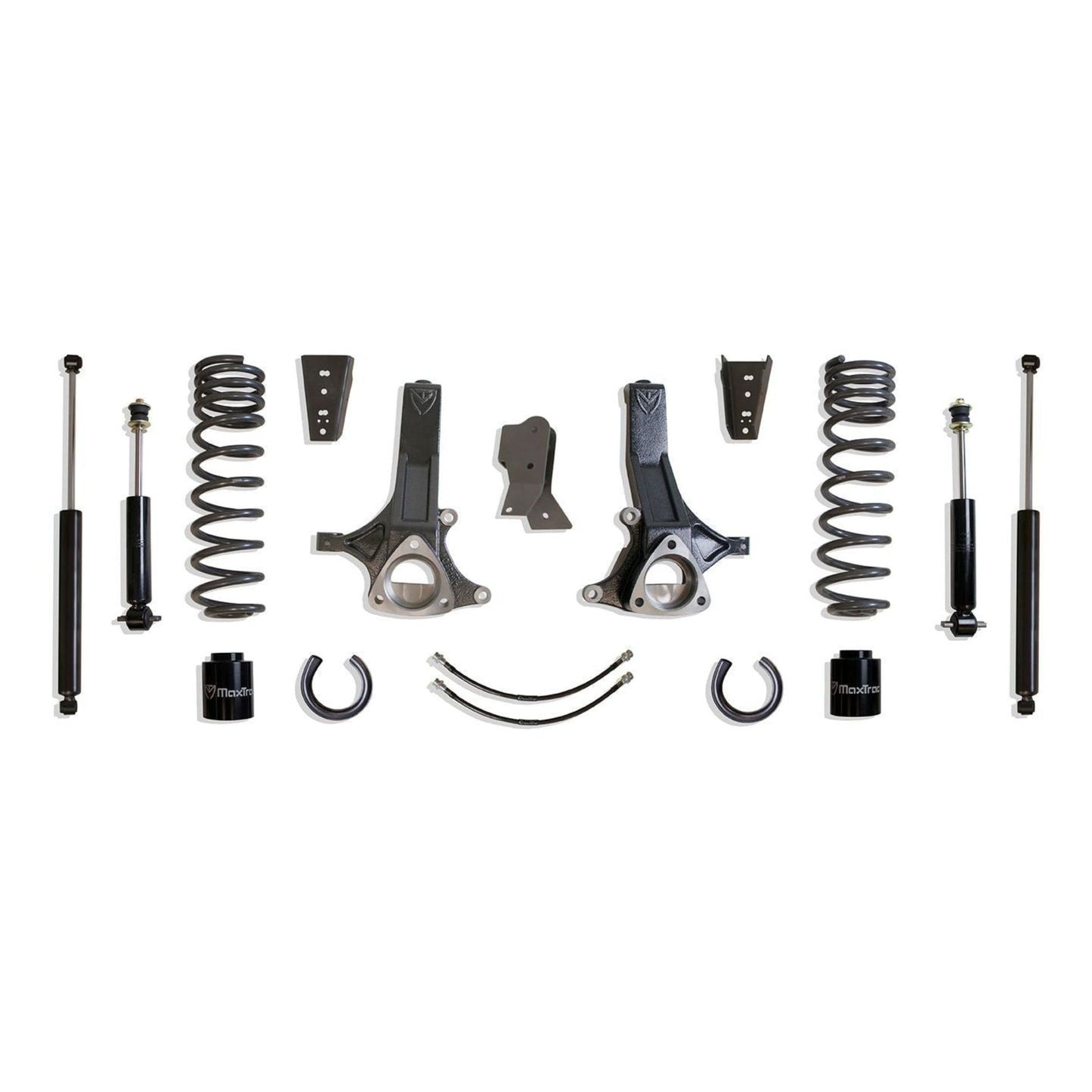 MaxTrac K882464S 6.5" Value Lift Kit for 2009–2018 Ram 1500 2WD Classic (5-Lug) with spindles, spacers, brackets, and shocks