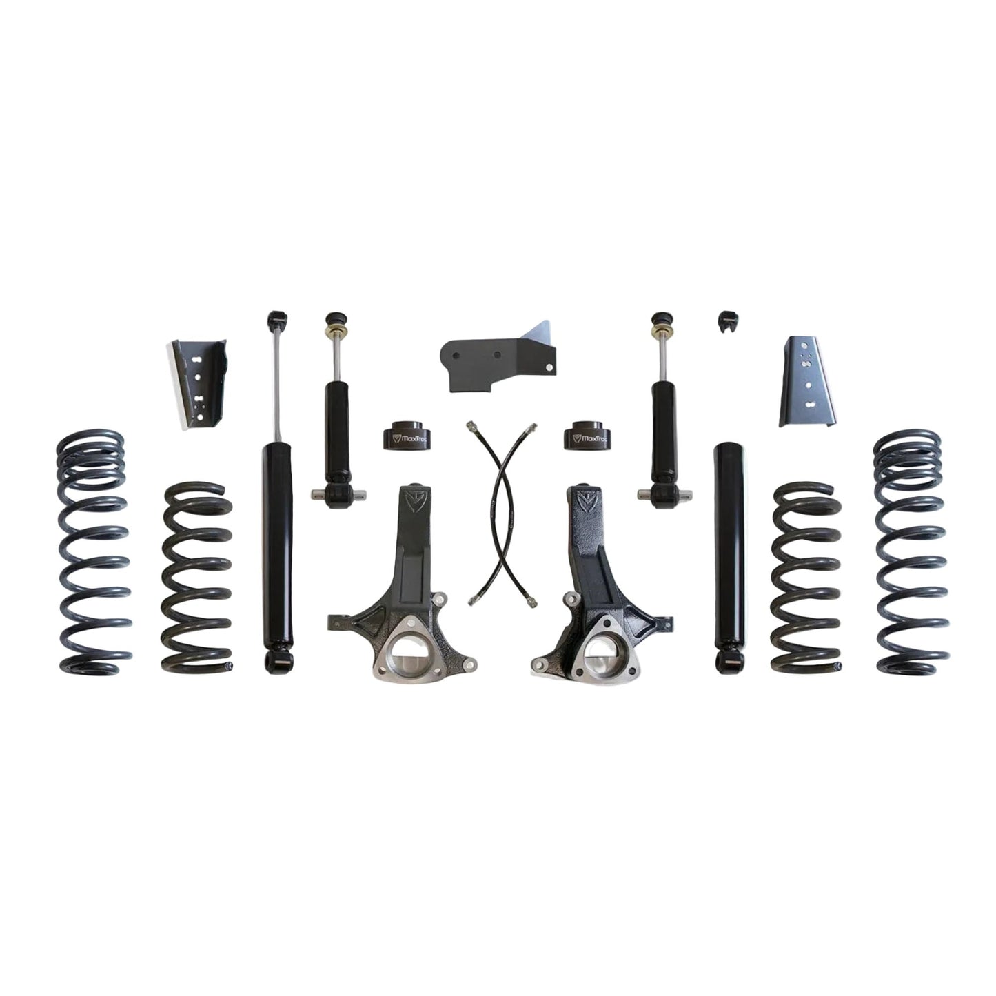 MaxTrac EcoDiesel lift kit with coils spindles and shocks | Max Trac Ram 1500 5-lug 6.5 inch suspension lift | Ram 1500 EcoDiesel lift kit with 37 inch tire clearance