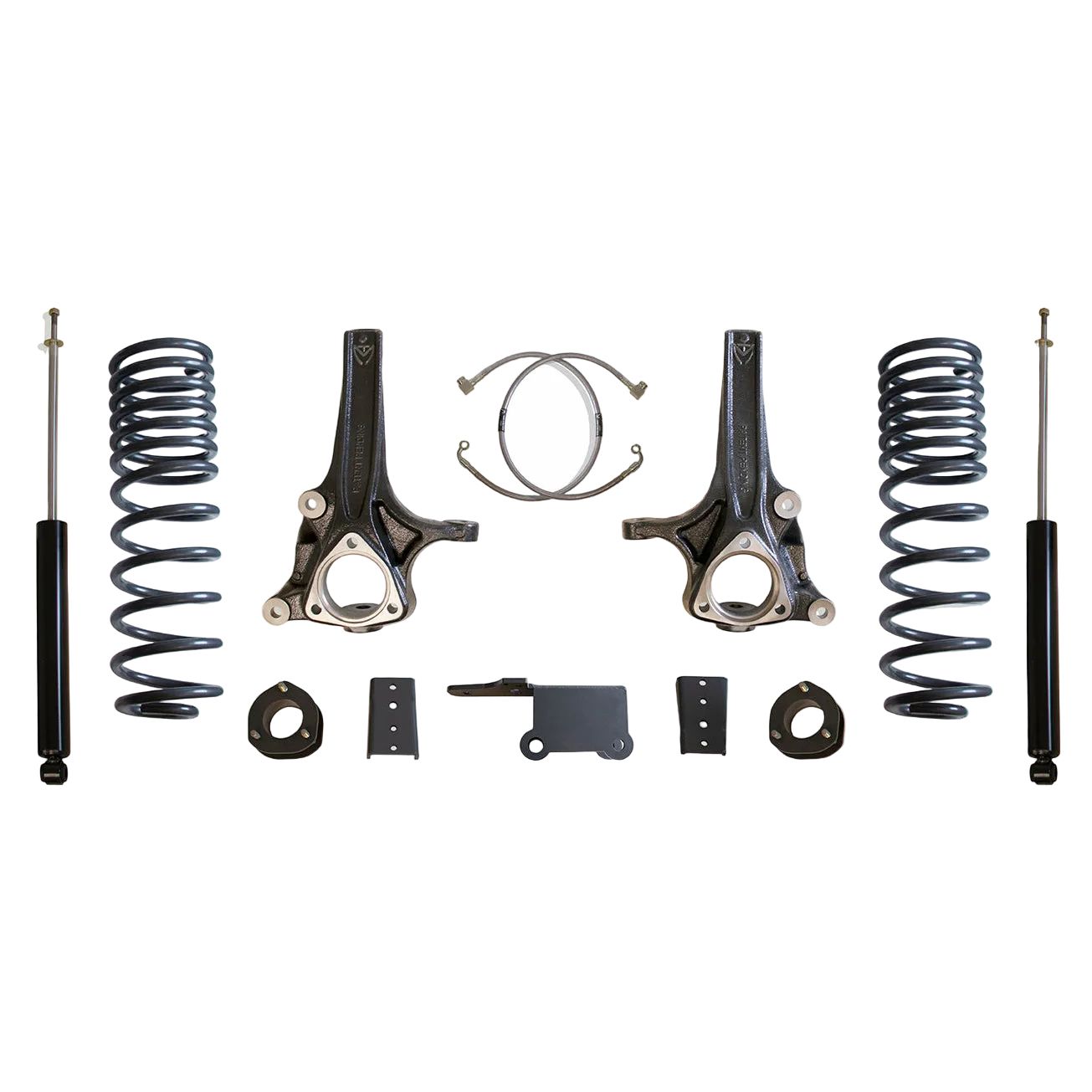 MaxTrac lift kit with spindles rear coils and shocks | Max Trac Ram 1500 7 inch suspension lift | Ram 1500 lift kit with 37 inch tire clearance