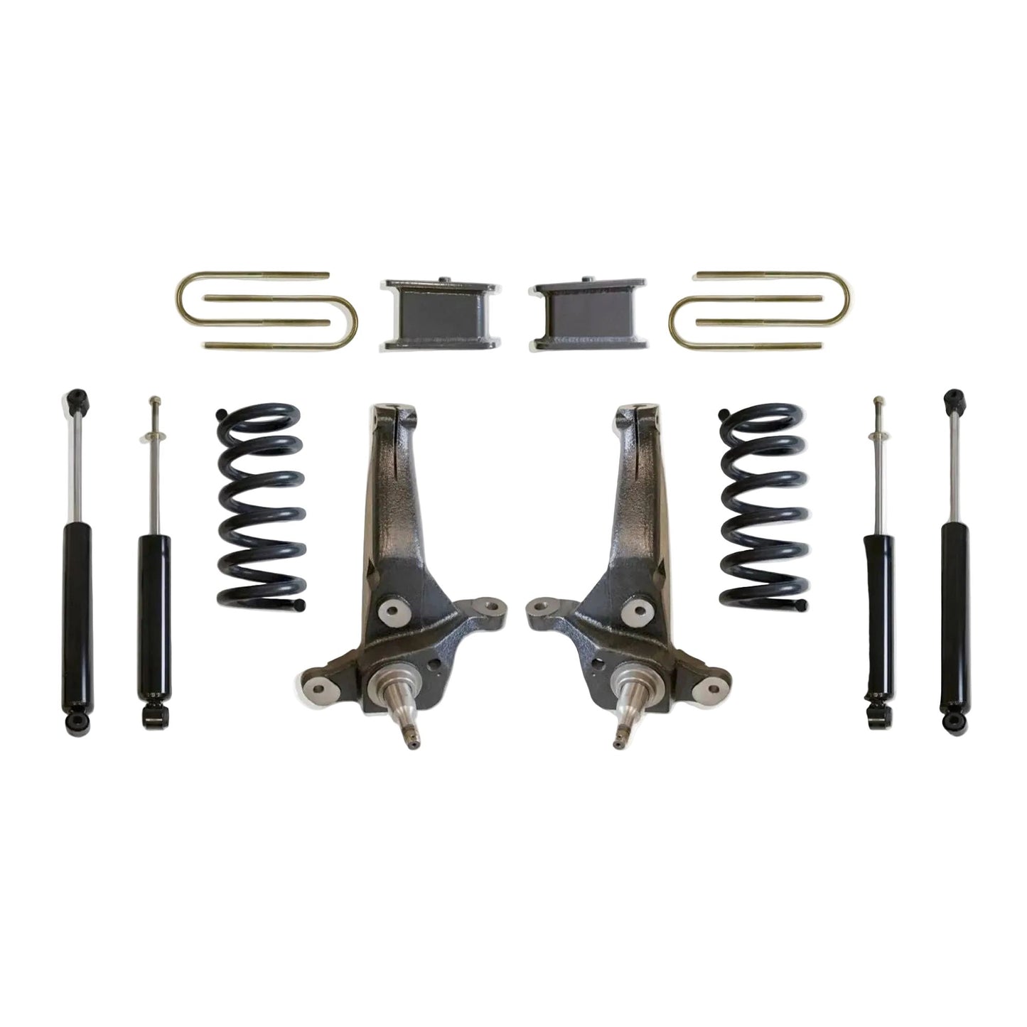 MaxTrac K883063A 6/3 Lift Kit Fits 1998-2000 Ranger 2wd w/Front Coil Springs (non stabilitrak models)