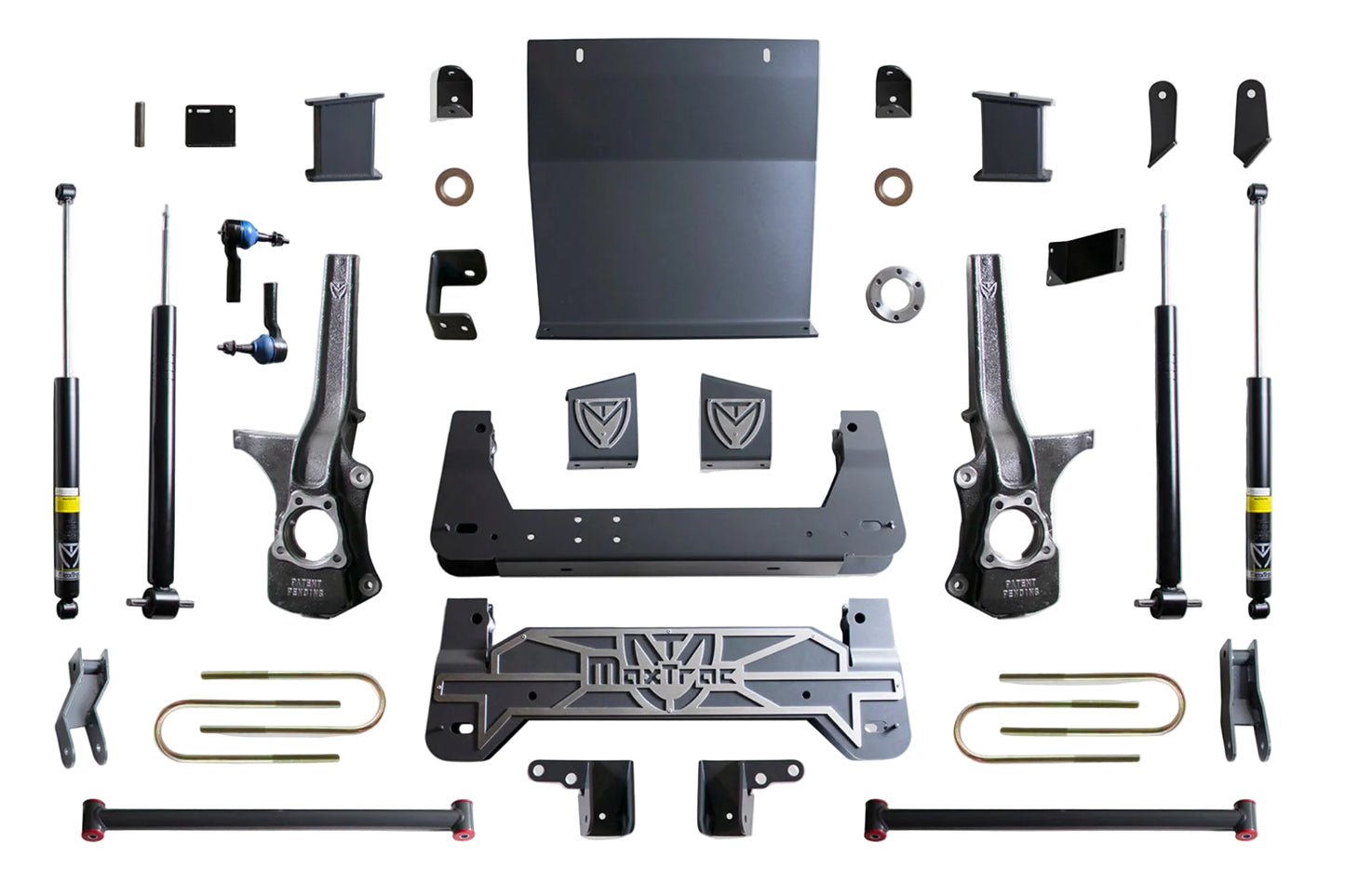 K940275 Trail Boss AT4 suspension lift | MaxTrac GM 1500 crossmember lift kit | Silverado Sierra lift kit for 37 inch tires