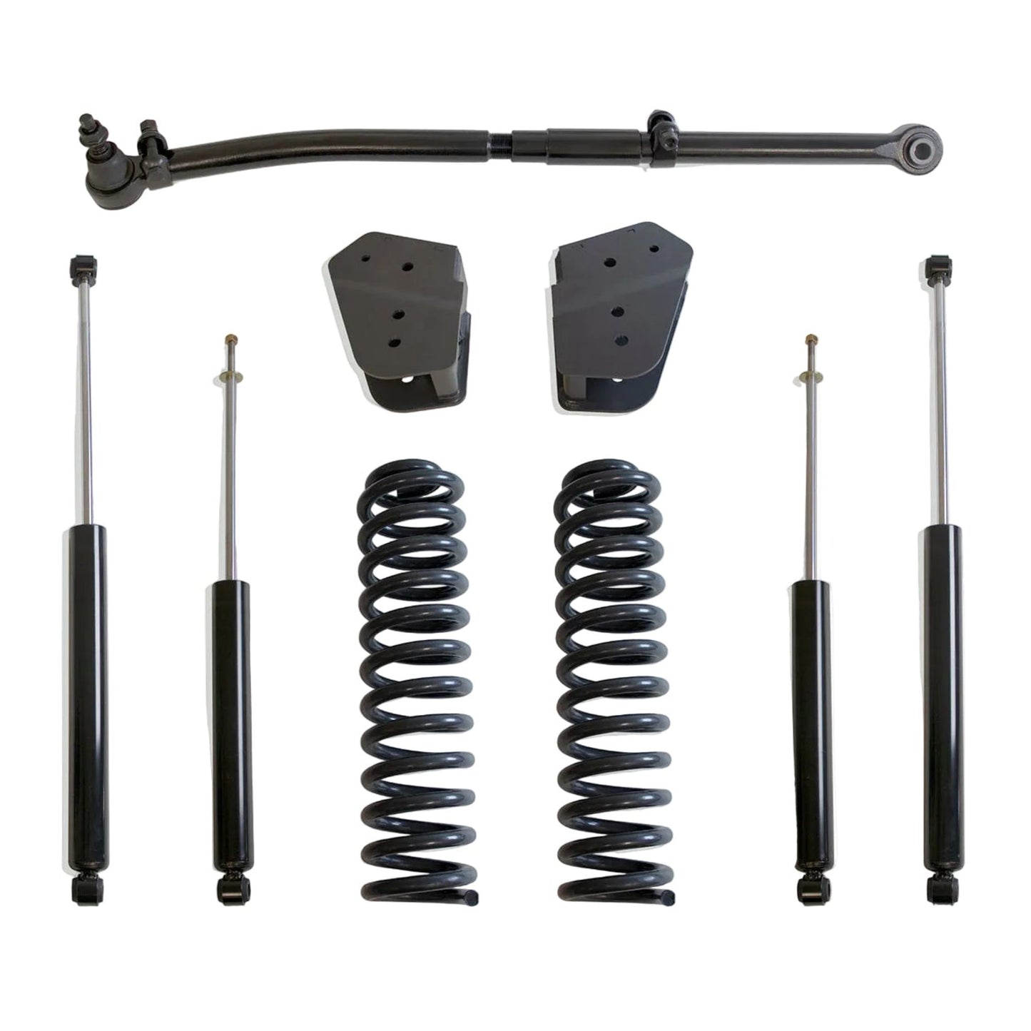 MaxTrac Super Duty lift kit with adjustable track bar | Ford Super Duty 2.5 inch suspension lift kit | Max Trac K943325 lift kit