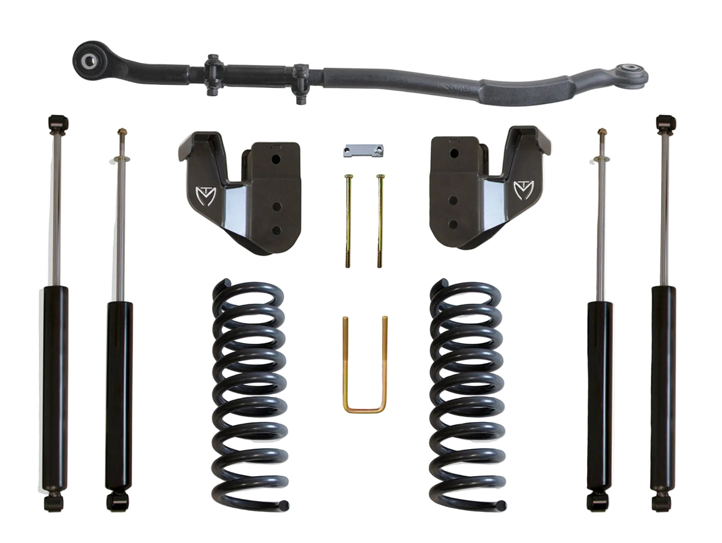 MaxTrac Ram 3500 lift kit with adjustable track bar | Ram 3500 diesel 2.5 inch suspension lift kit | Max Trac K947325 lift kit