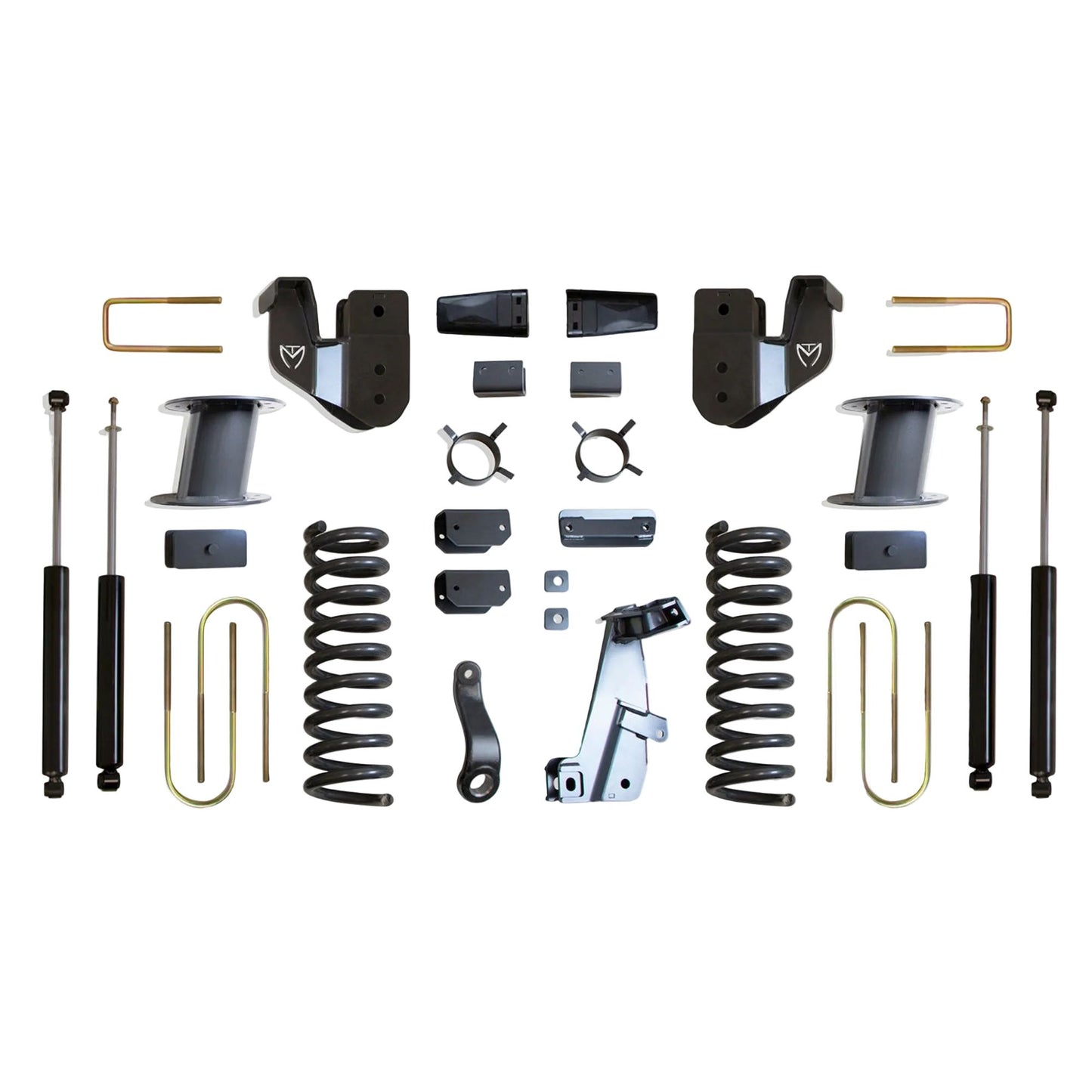 MaxTrac lift kit with diesel coils radius arm brackets and shocks | Max Trac Ram 3500 air ride suspension lift | Ram 3500 8 inch lift kit with MaxTrac shocks