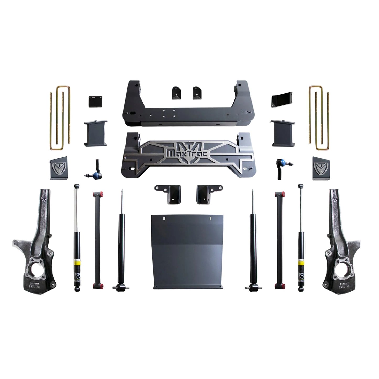 MaxTrac GM 1500 crossmember lift kit | Silverado Sierra 2WD 7-8 inch suspension lift | Max Trac K951975 lift kit