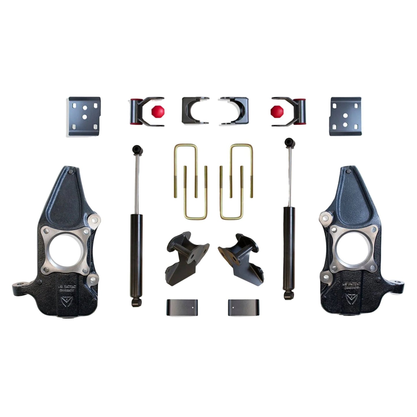 F-150 drop spindle lowering kit | MaxTrac F-150 suspension kit | MaxTrac KC333424-4