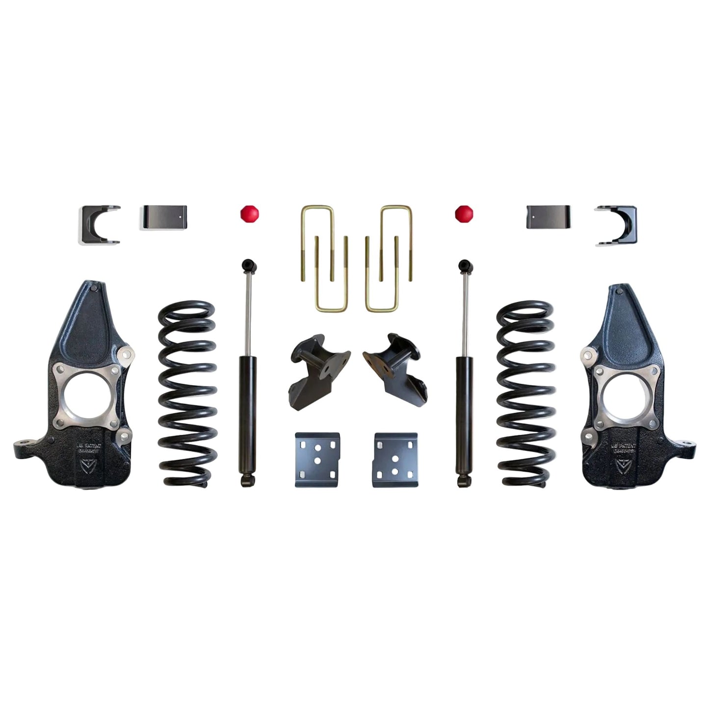 F-150 lowering coils and spindles | MaxTrac suspension kit | MaxTrac KC333435-4