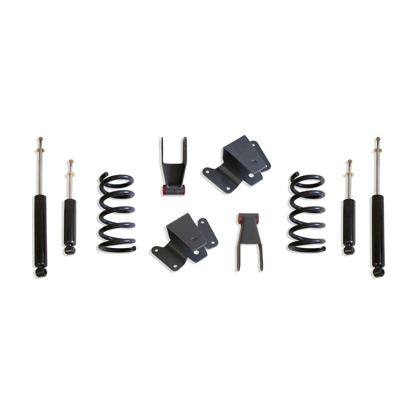 MaxTrac KT333524 2"/4" lowering kit with torsion keys, hangers, shackles, and shocks for 1997–2003 Ford F-150 4WD