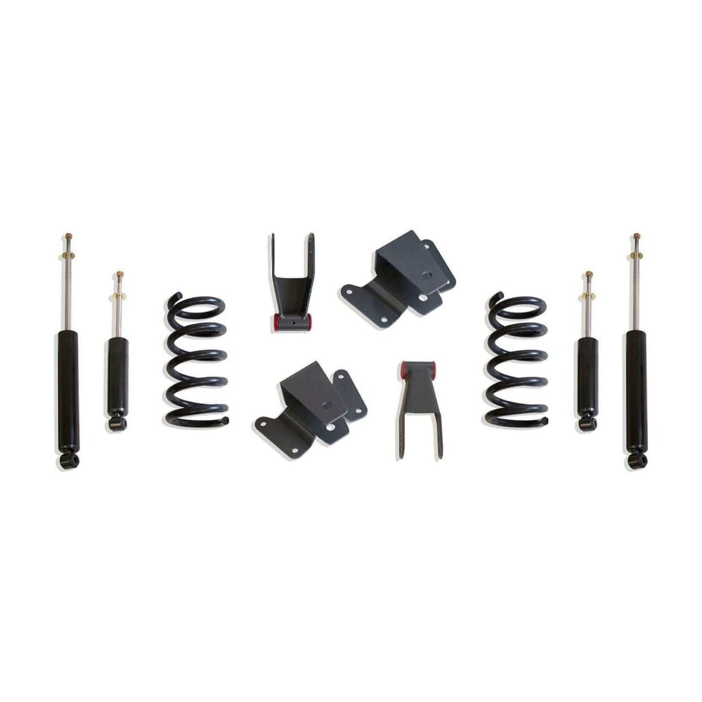 MaxTrac KT333524 2"/4" lowering kit with torsion keys, hangers, shackles, and shocks for 1997–2003 Ford F-150 4WD