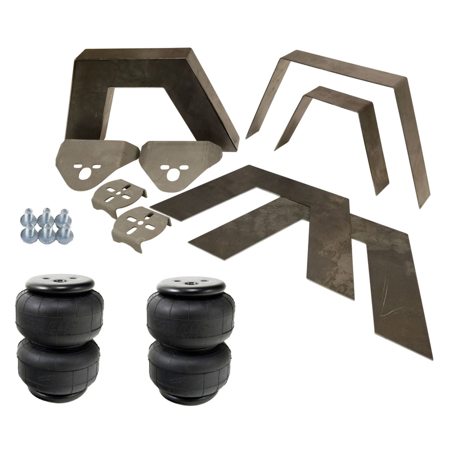 Rear Universal Weld On 8" Frame Step Notch airmaxxx Air Lift Bags & Bracket