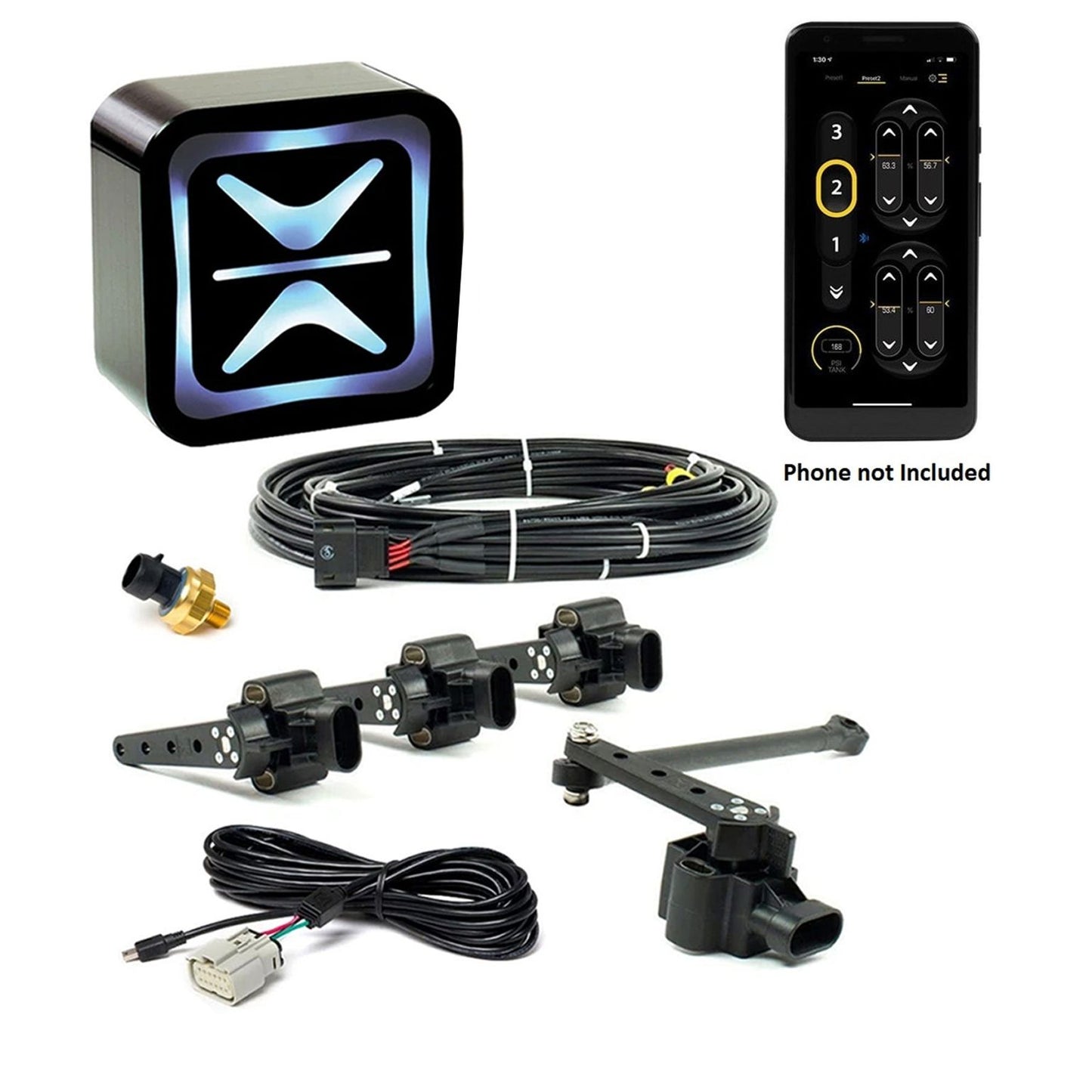 AccuAir e-Level+ Air Suspension Control System Bluetooth ECU Kit
