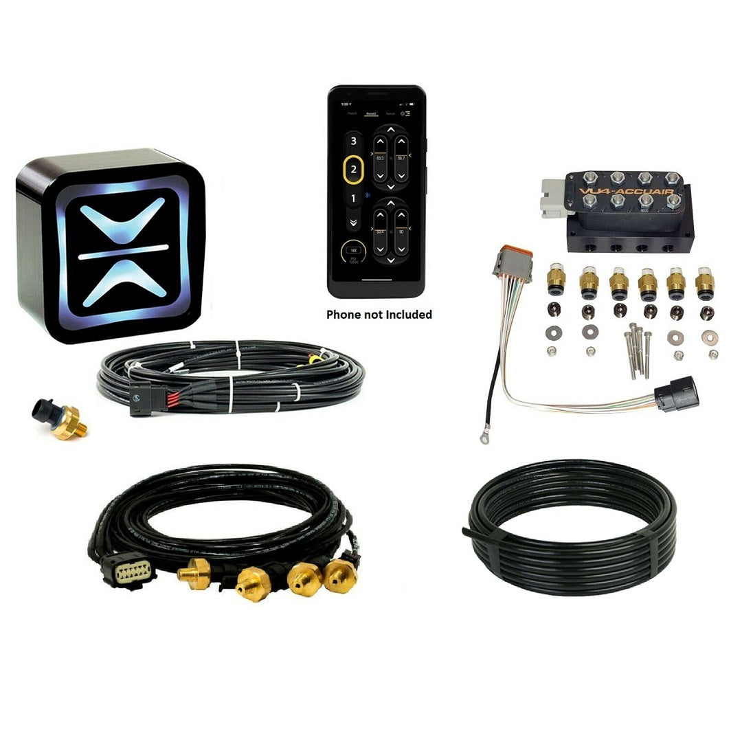 AccuAir E-Level+ and VU4 Air Management Complete Package (Pressure+)