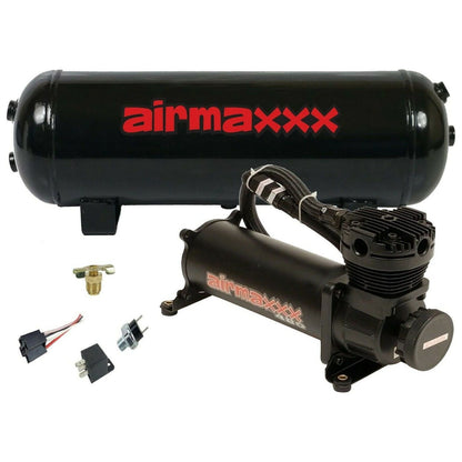 Air Compressor Black 480 airmaxxx & 3 Gallon Steel Air Tank