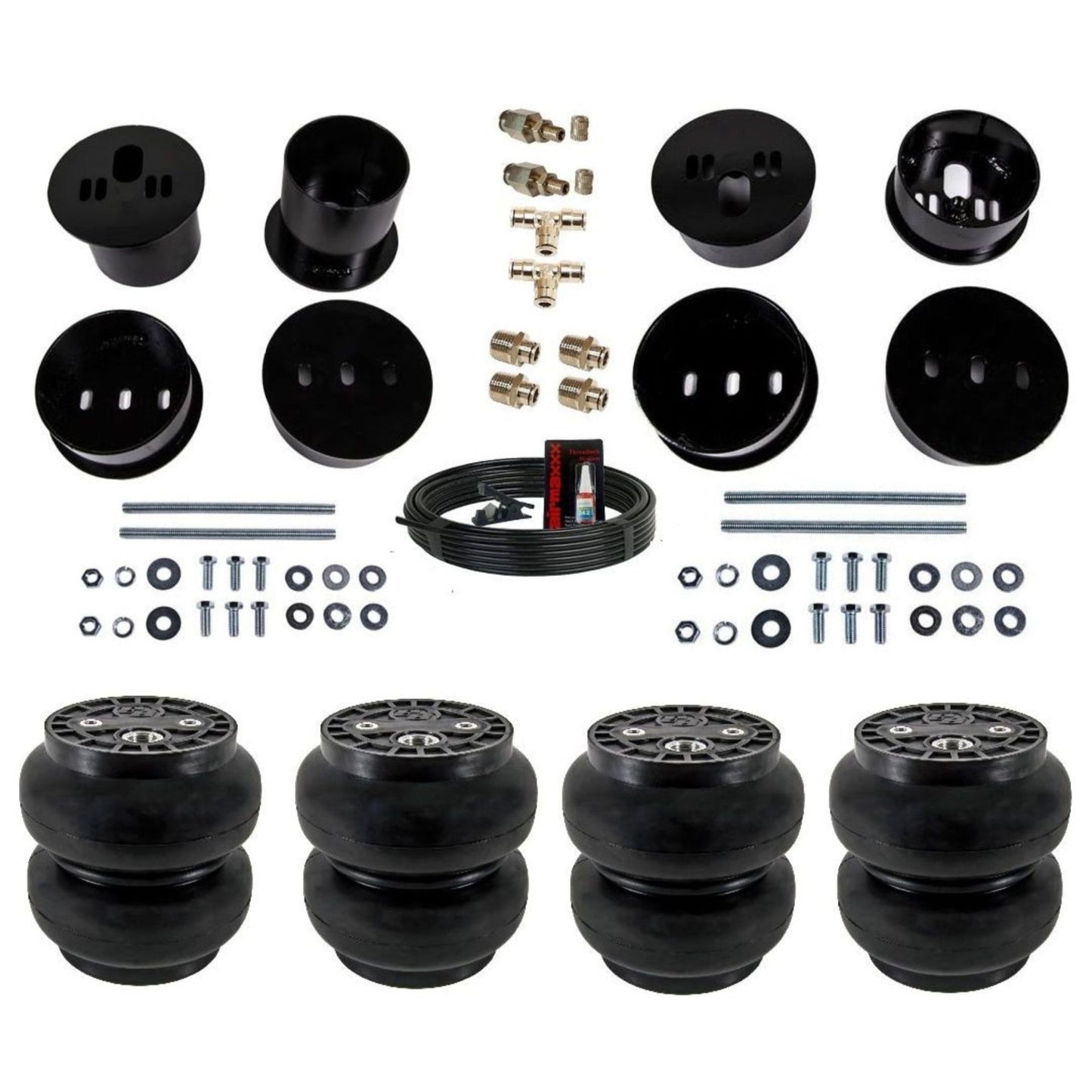 airmaxxx 1958-60 Cadillac front and rear air bag bracket kit with Slam bags