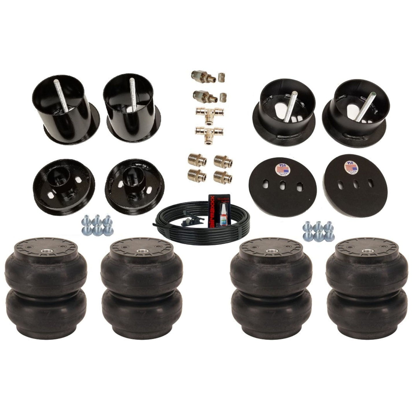 airmaxxx Cadillac 1963-64 front and rear air suspension kit with Slam bags