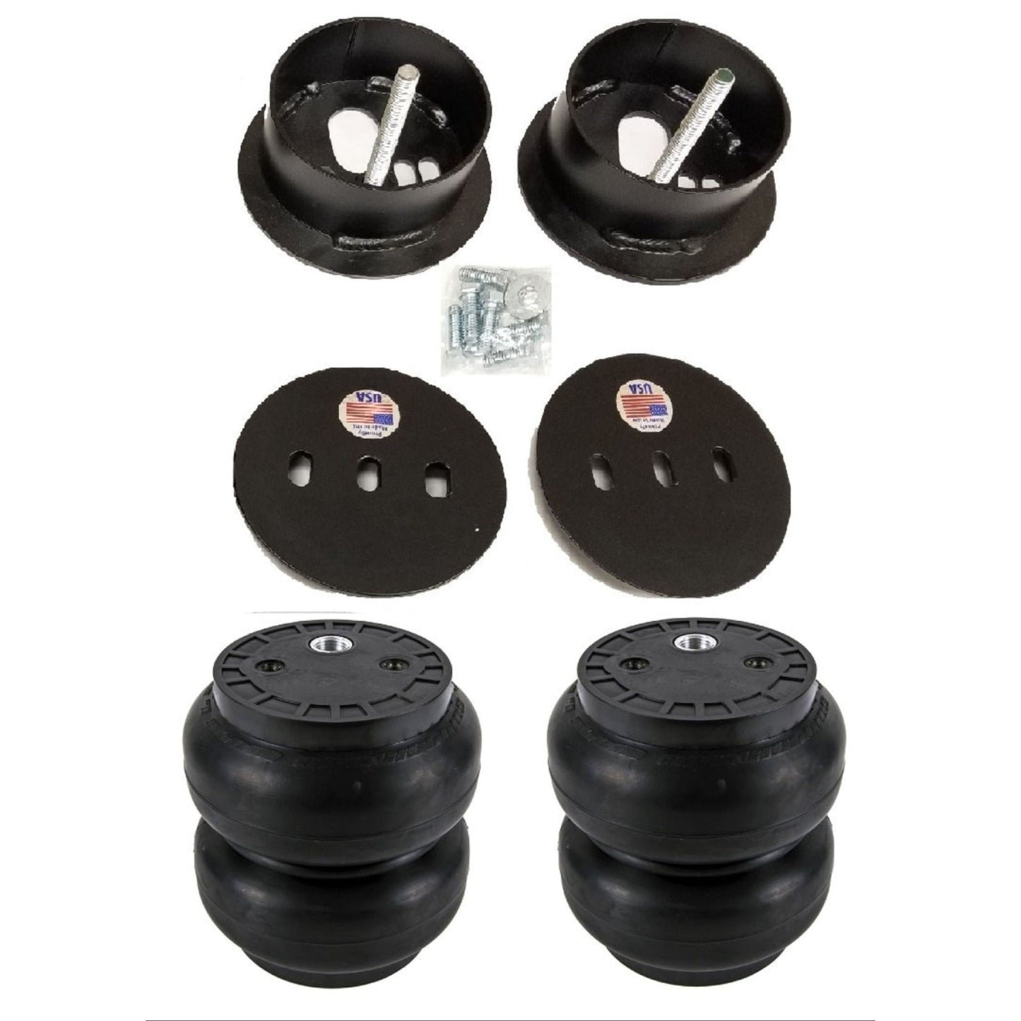 airmaxxx Rear Slam air bag brackets for 1961-62 Cadillac suspension