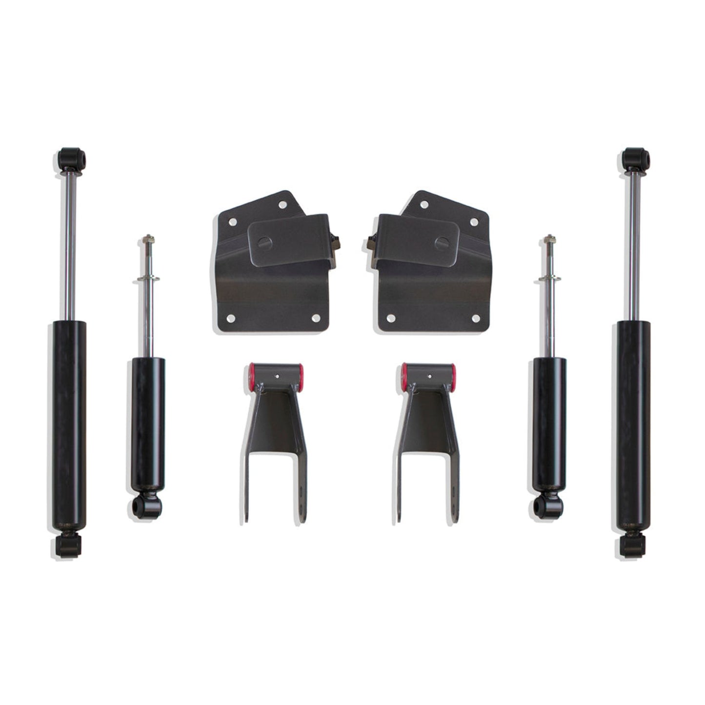 4 inch rear drop kit for gmc sierra 2wd | silverado hanger and shackle lowering setup