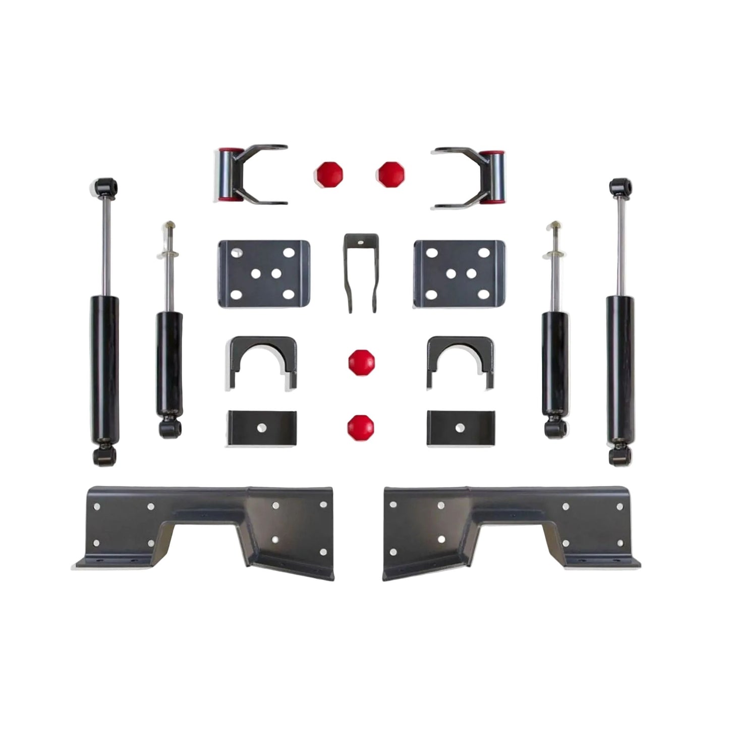 5 inch rear drop kit for gmc sierra 1500 | silverado rear flip kit with shackles