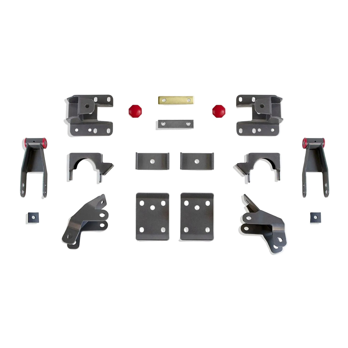 adjustable rear drop kit for gmc sierra | silverado rear flip kit with shackles | maxtrac lowering hangers and shock extenders