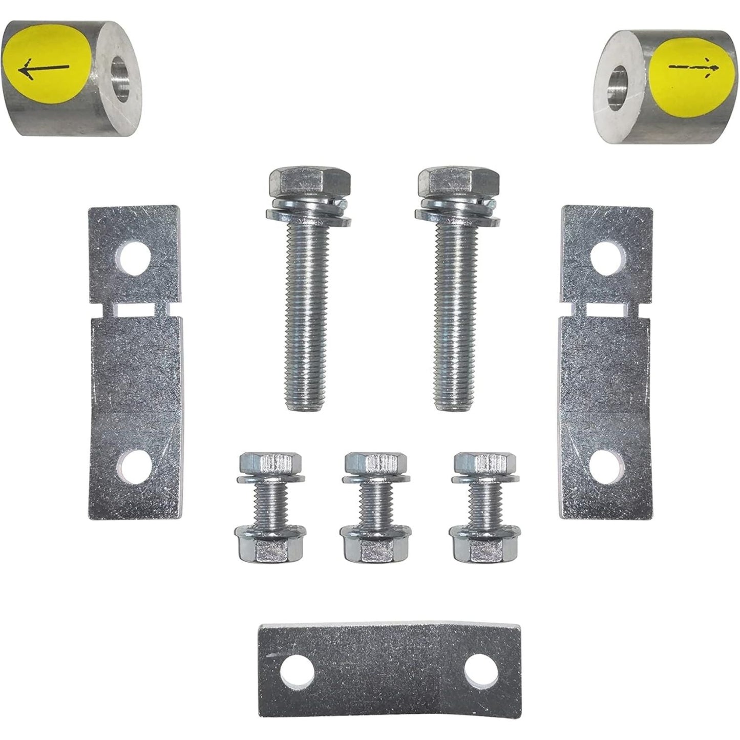 toyota tundra driveshaft alignment kit | carrier bearing relocation spacer | tundra rear lift driveline correction | aluminum carrier bearing spacer | clear anodized suspension component | lifted tundra driveline upgrade