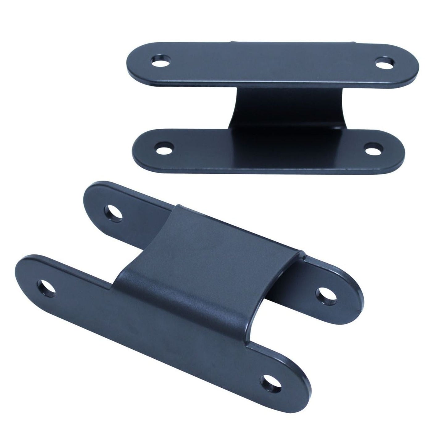 MaxTrac 710120 1 inch rear lift shackles for 1982–2003 S10 S15 and Sonoma, steel powder coated pair