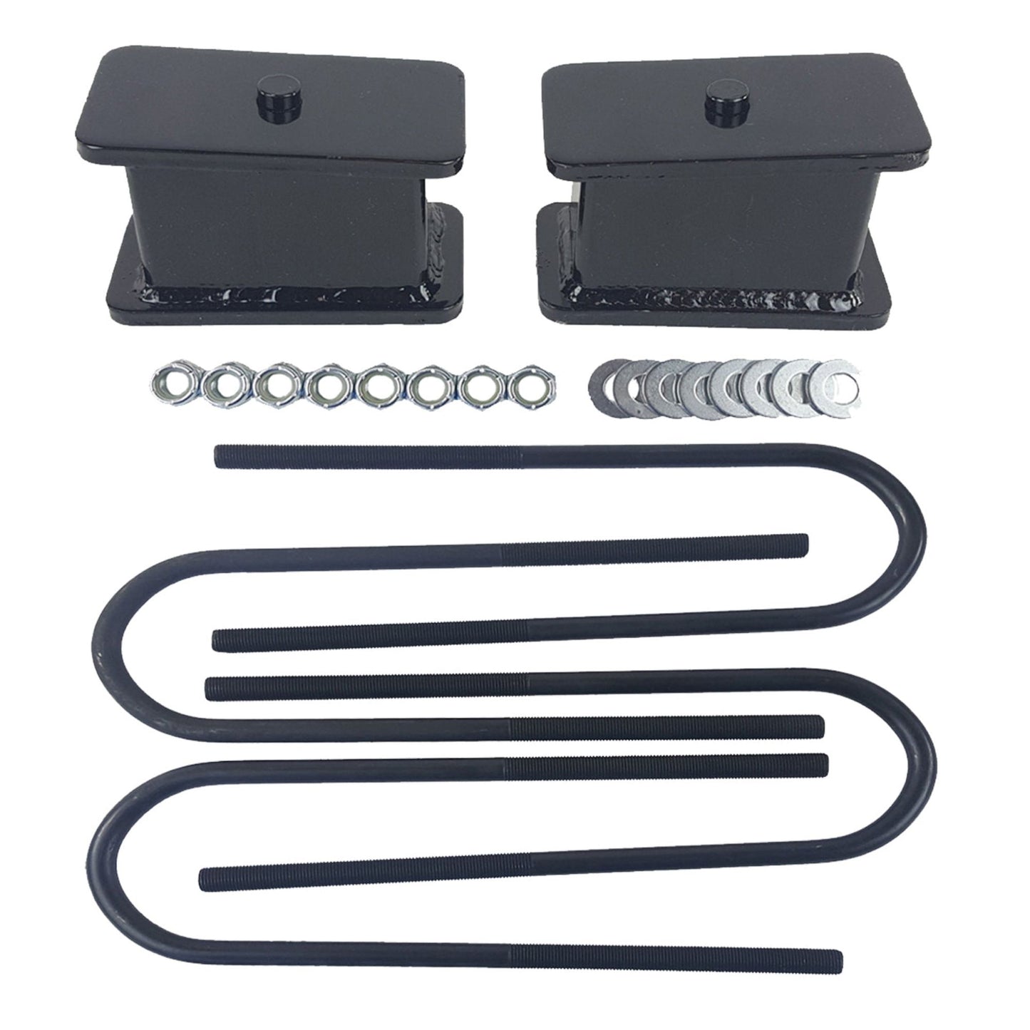 mini truck lowering kit u bolts rear suspension setup | leaf spring drop block kit 3 inch steel