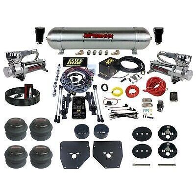 Complete Level Ride Air Suspension Pressure Height & 580 Chrome Kit For 1963-72 C10