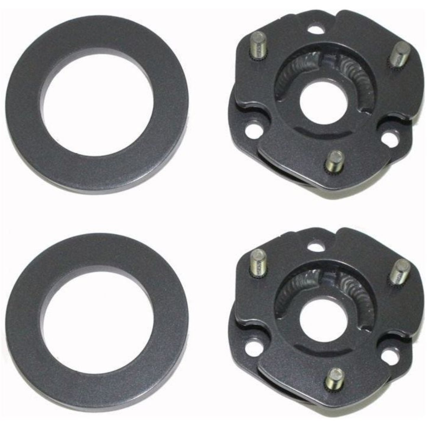 Ram 1500 strut and coil spacer leveling kit | 2013-2024 Ram 1500 4WD lift kit | MaxTrac steel front suspension spacers | Ram lift kit for 33 inch tires