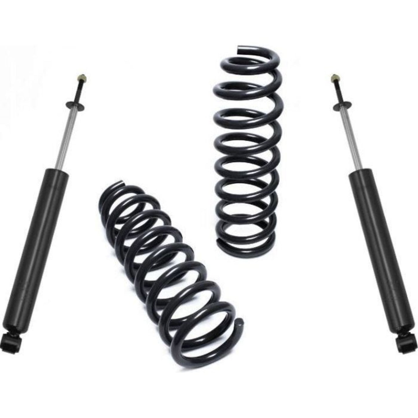 Front suspension lift kit | Hot wound steel lift springs | MaxTrac front shocks | Ram HEMI leveling kit
