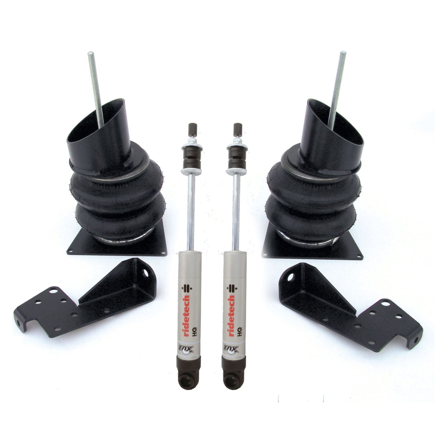 Ridetech 58 64 Impala front air suspension StrongArms | 1958 1964 Chevy Impala air springs HQ shocks