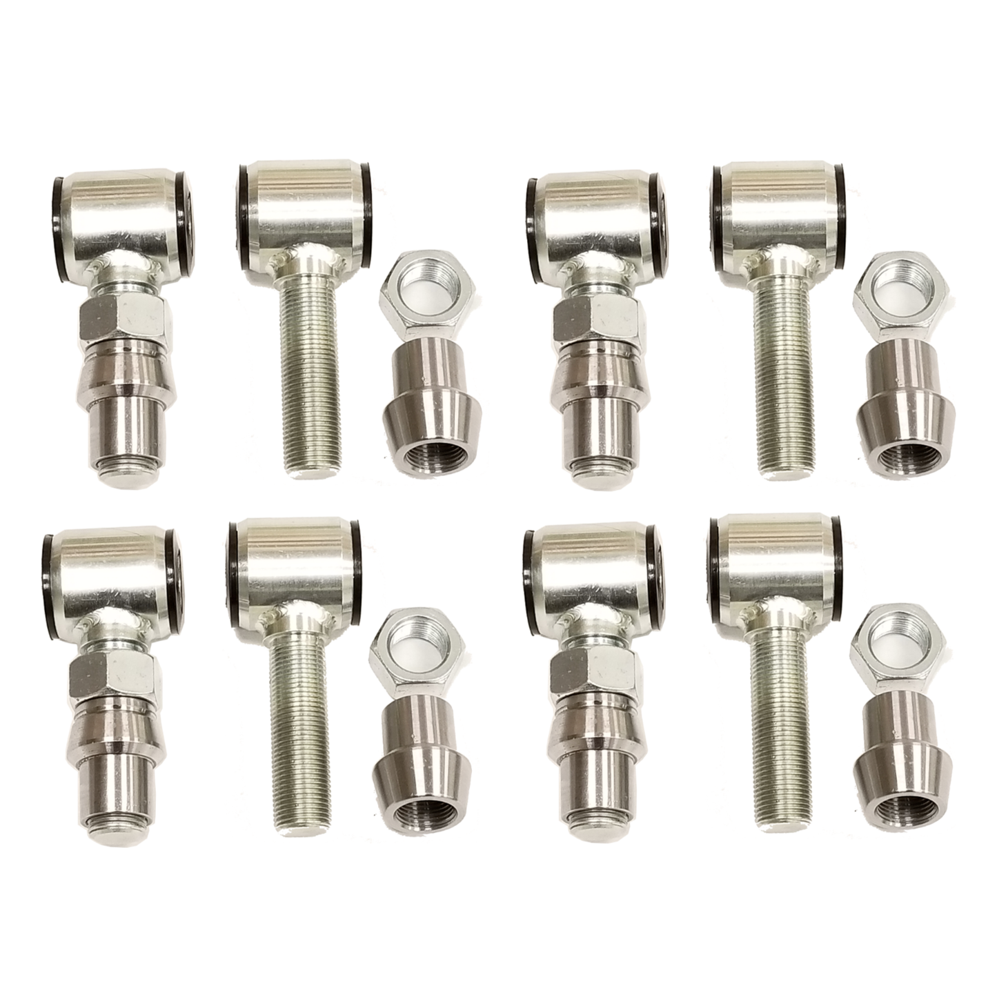 airmaxxx 1.75" wide 3/4"-16 LH RH rod ends zinc plated 4 pair