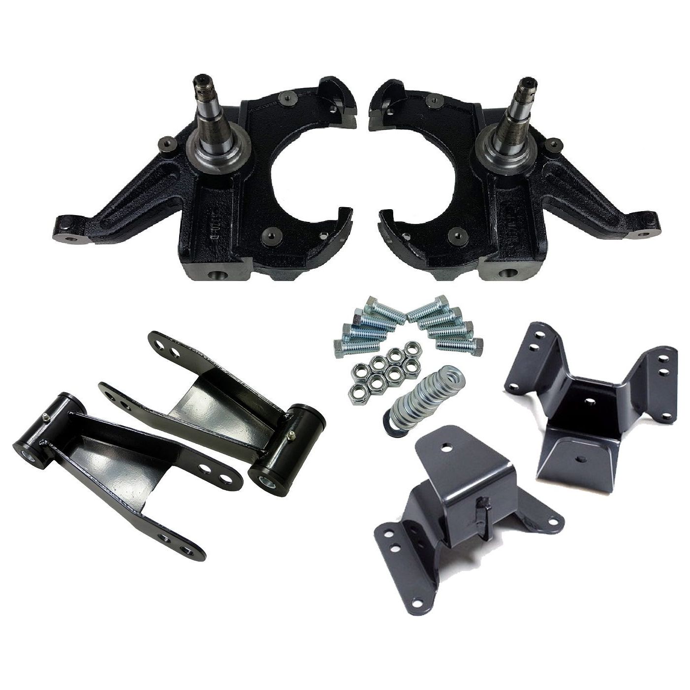 slamrite 2/4 Drop Kit For 1973-87 C10 2wd w/1" Rotor