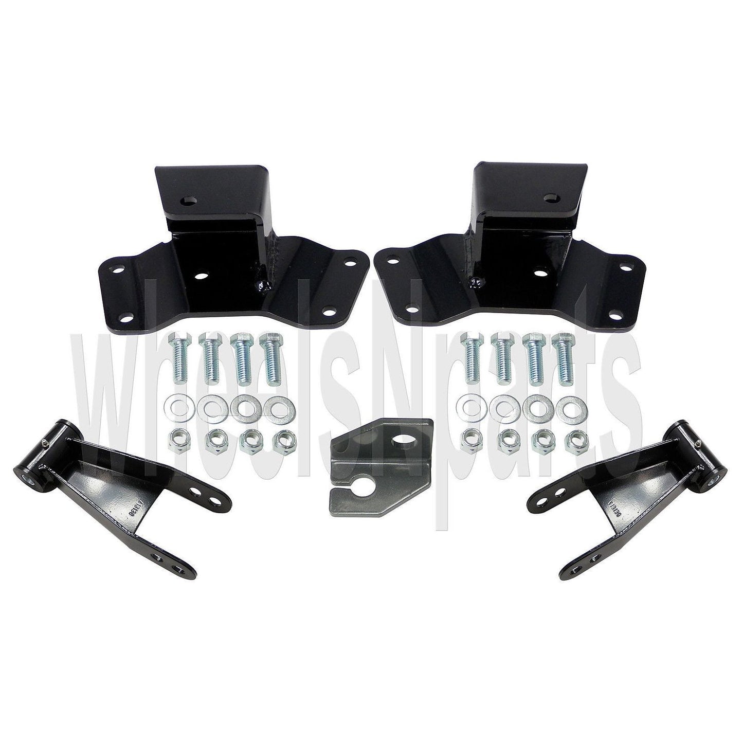 slamrite 4" Drop Rear Shackles & Hangers Kit For 1988-98 Silverado 1500 2wd