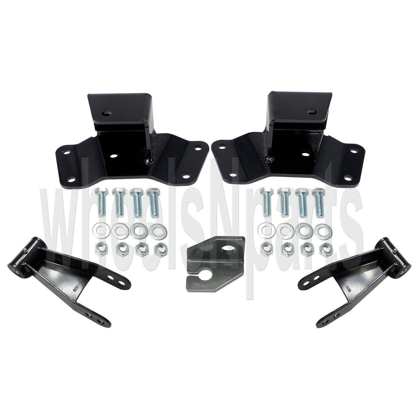 slamrite 4" Drop Rear Shackles & Hangers Kit For 1988-98 Silverado 1500 2wd