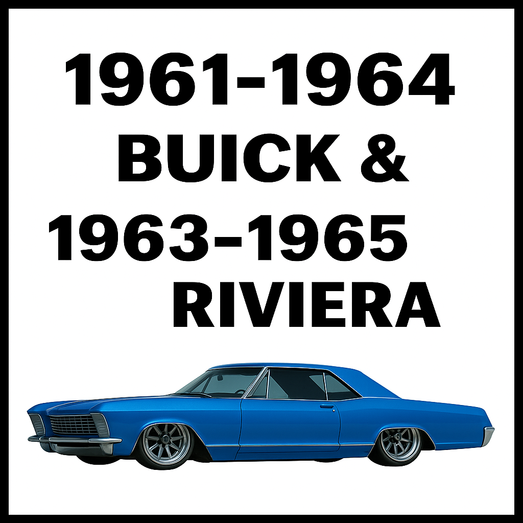 1961-1964 Buick and 1963-1965 Riviera Accuair Air Ride Suspension Kits ...