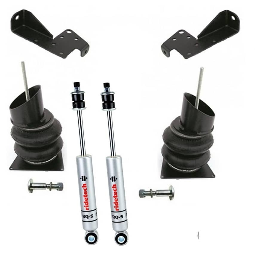 Ridetech 11051010 Front CoolRide Air Spring & Shock Kit Fits 1958-1964 Impala w/stock arms