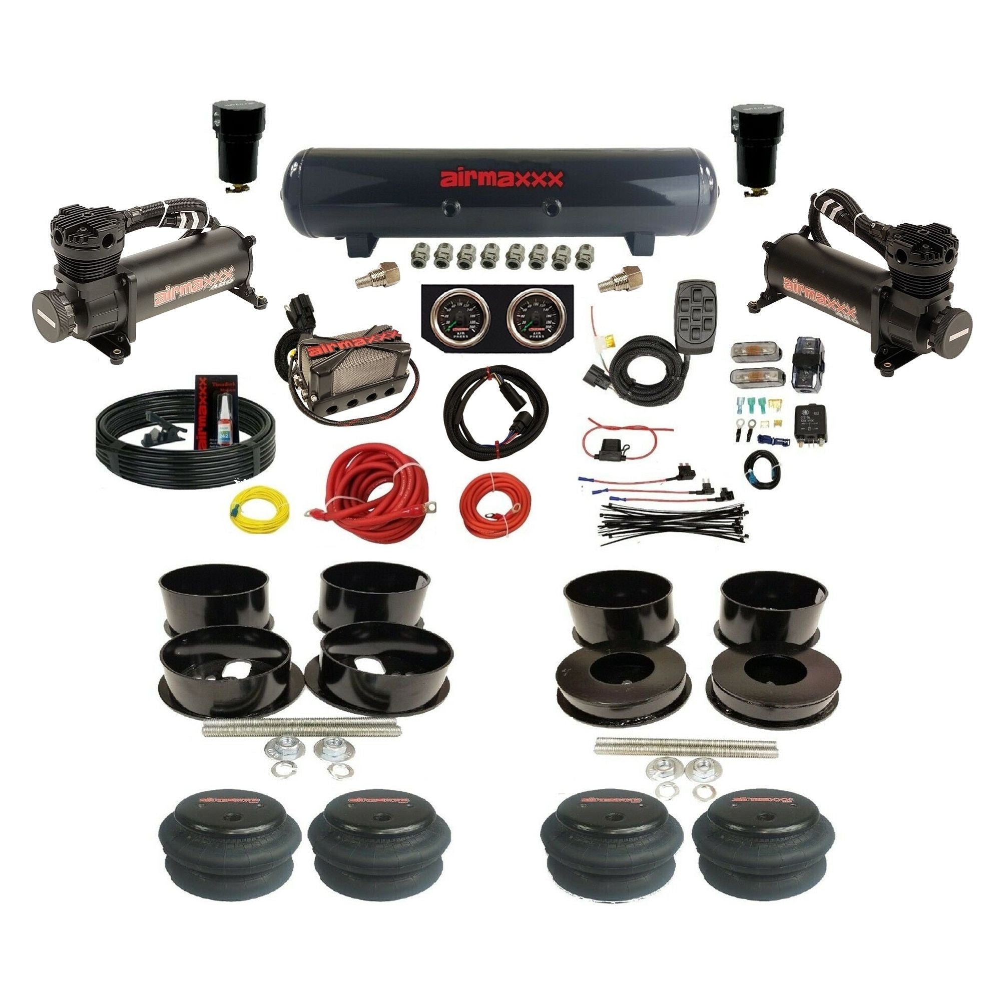 1971-1996 GM B-Body Manifold Style Air Ride Suspension Kits – Airslamit