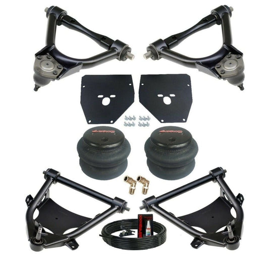RideTech StrongArm C10 front air bag kit 2600 | Chevy C10 bolt on front air suspension system