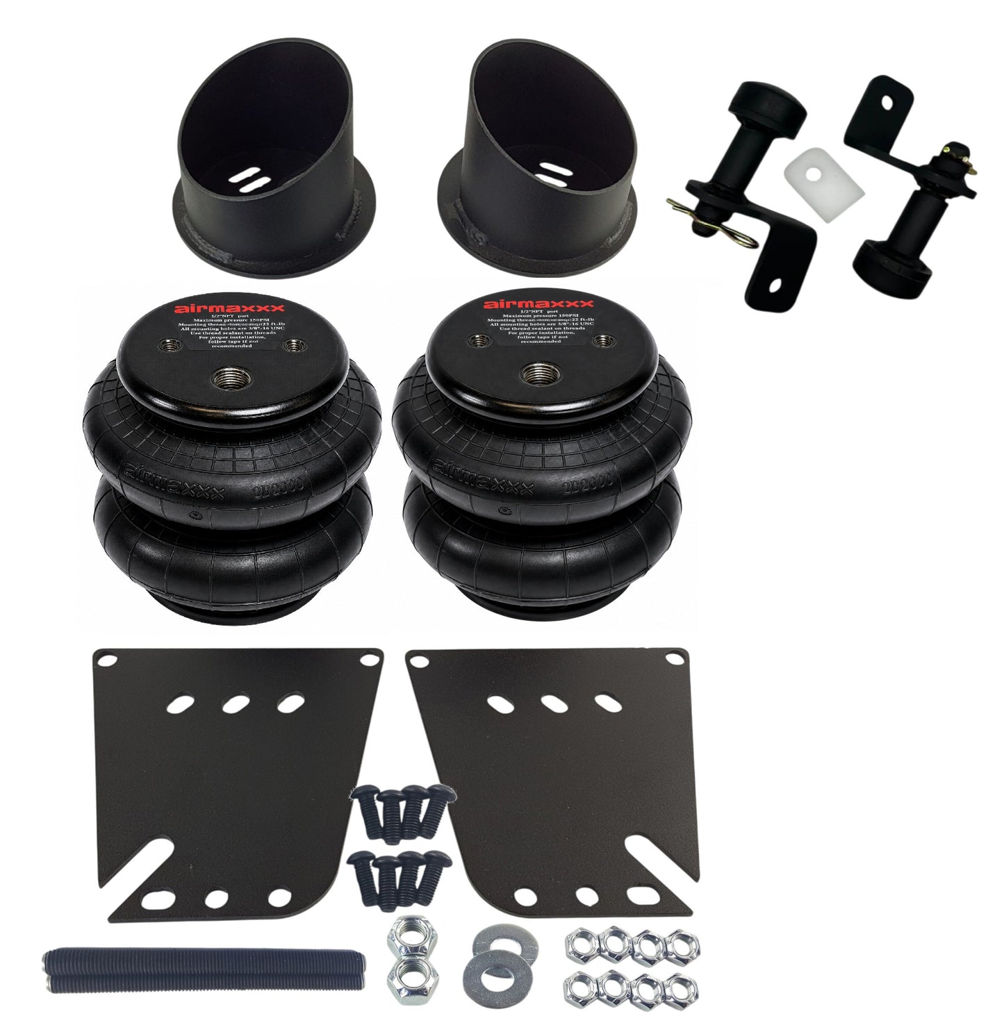 airmaxxx Front Air Bag Mounting Brackets Fits 1958-1964 Chevy Impala