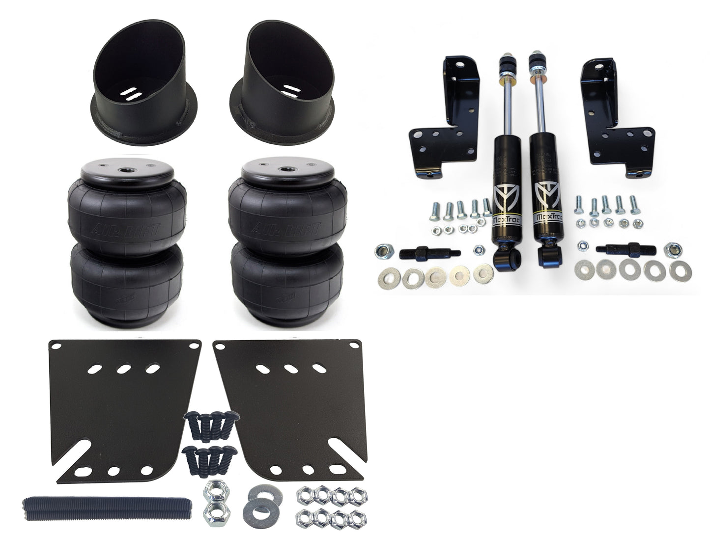 airmaxxx Front Air Bag Mounting Brackets Fits 1958-1964 Chevy Impala